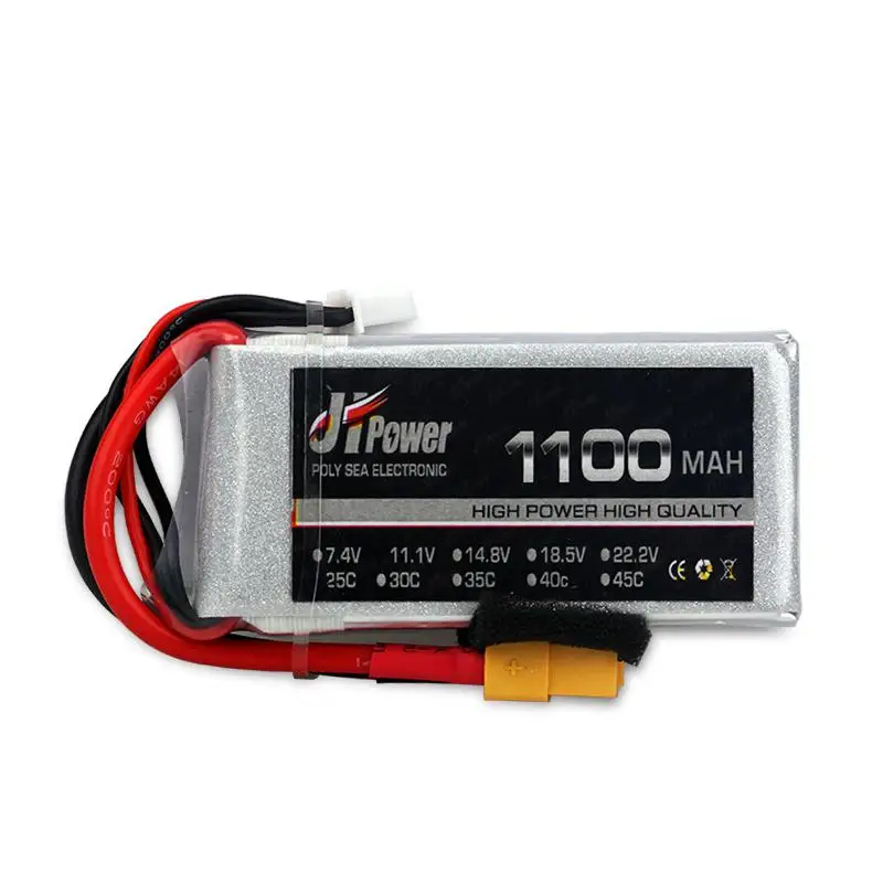 Провод с силикатной гелевой Батарея 6S 22 2 V 1100 мА/ч 25C для радиоуправляемый самолет