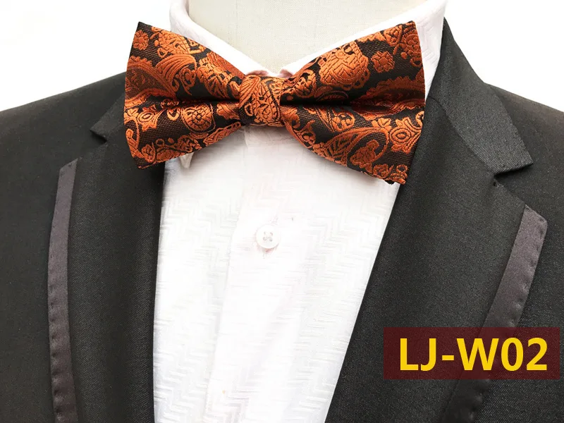 LJ-W02 Мужские галстуки, черные галстуки, аксессуары для одежды, костюм, Свадебная вечеринка, полосатые галстуки для мужчин, модные подарки, галстук, шелковый галстук-платок - Цвет: LJ-W02