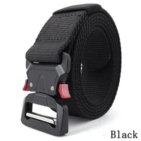 men belts for army military tactical nylon belt quick release buckle metal adjustable man belt outdoor waist 125cm 9 colors