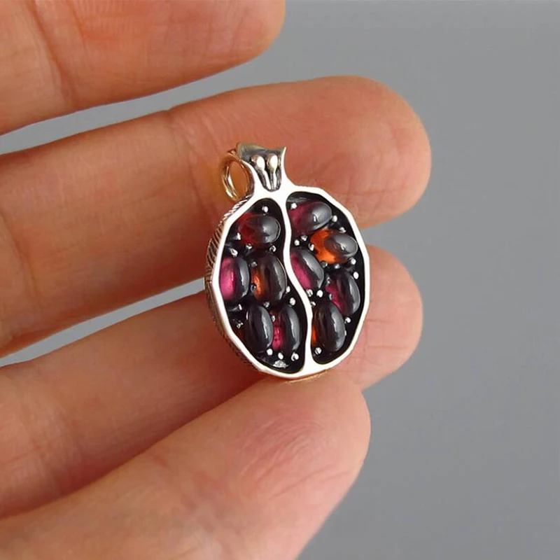 Женское Ожерелье с гранатом длинное винтажное ожерелье красным и натуральным