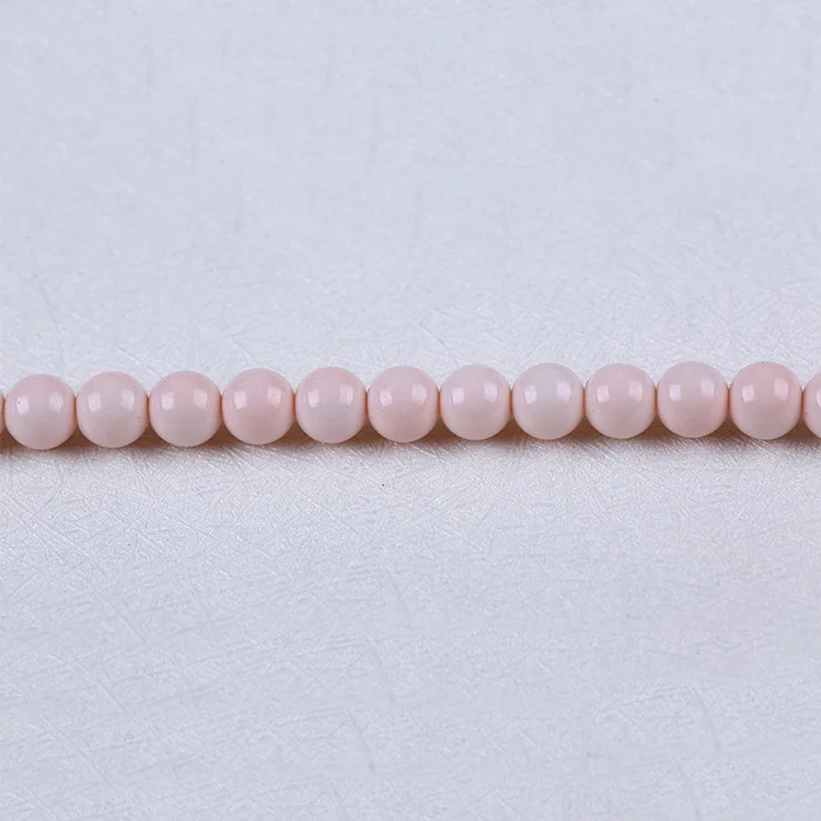 

40cm Smooth Paint Loose Glass Bead Strand