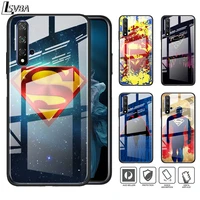 new 52 super hero man for huawei honor 30 20 10 9x 8x lite pro plus tempered glass shell phone case cover