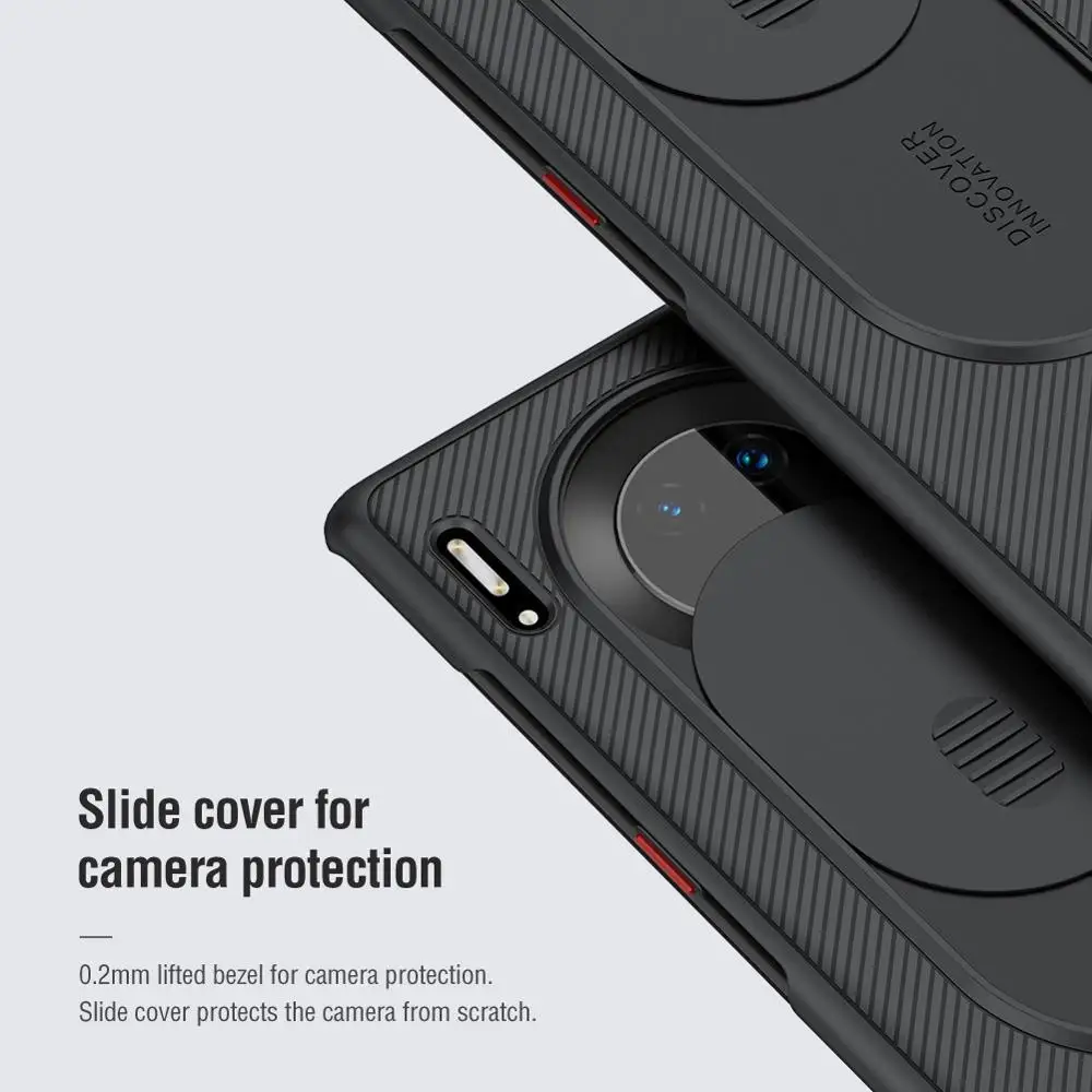 Оригинальный NILLKIN слайд-камера защитный чехол для Huawei Mate 30 Pro | Мобильные телефоны