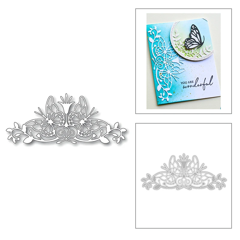 2020 новые модели двустворчатого баннеры кружево металлический Трафаретный