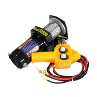 car electric winch 12v24v car winch manufacturer wholesale off road vehicle self rescue electric winch traction hoist