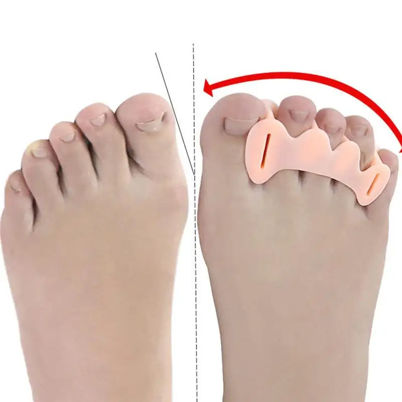 Ортопедические Изделия из силикона с тремя отверстиями для Большой