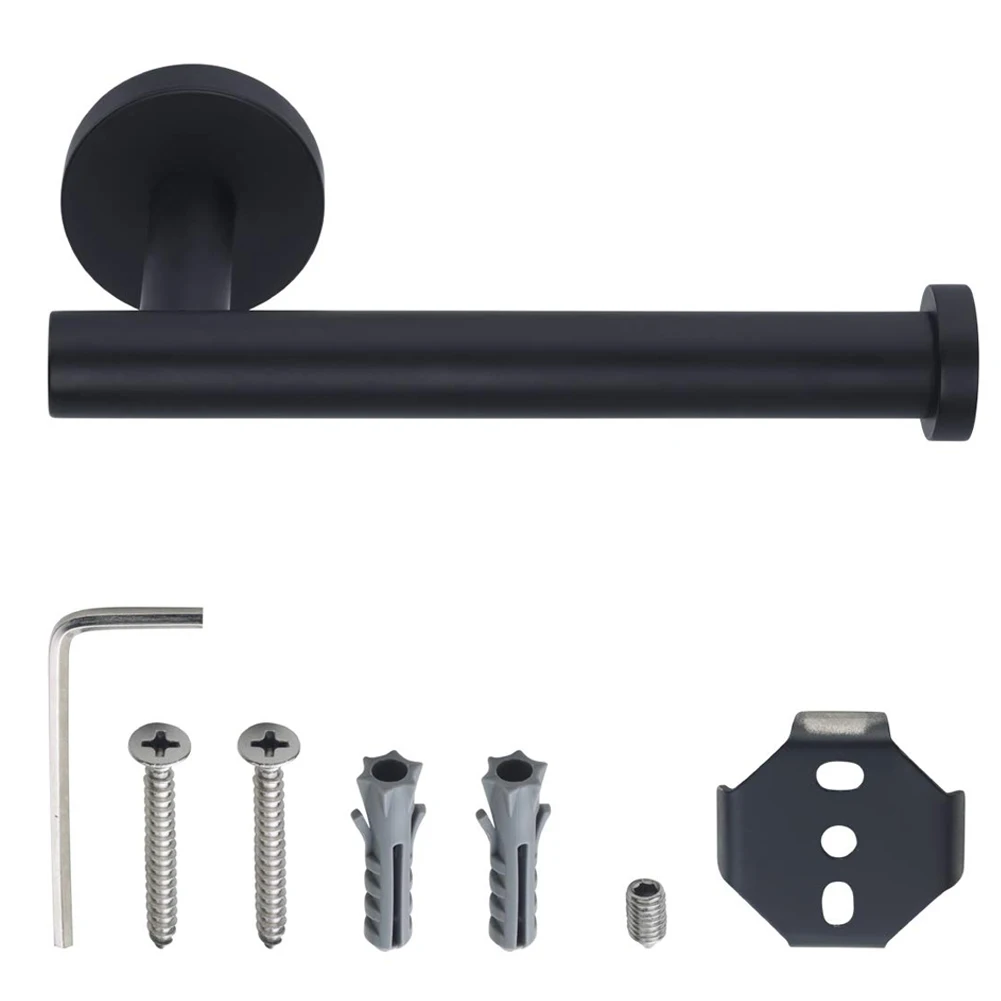 Держатель для туалетной бумаги полуоткрытый круглый настенный держатель ванной