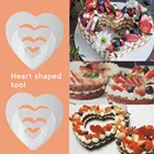 Форма для торта в форме сердца, пластиковые товары для украшения тортов из домашних животных, Кондитерские украшения сделай сам, инструменты для выпечки, подарки на день Святого Валентина