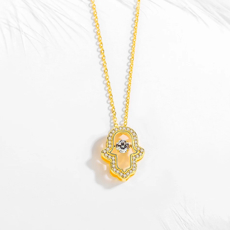 Ожерелье женское из серебра 925 пробы с кристаллом от сглаза подвеска амулетом