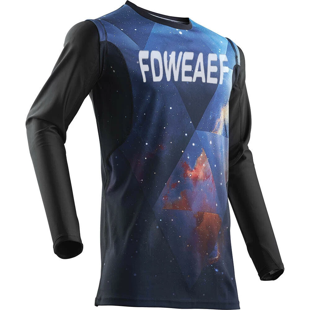 

2021 Enduro Jersey FDWEAEF Jersey Long Sleeve Men Motocross Jersey Bike Downhill Shirt Ropa Offroad Maillot vtt MX