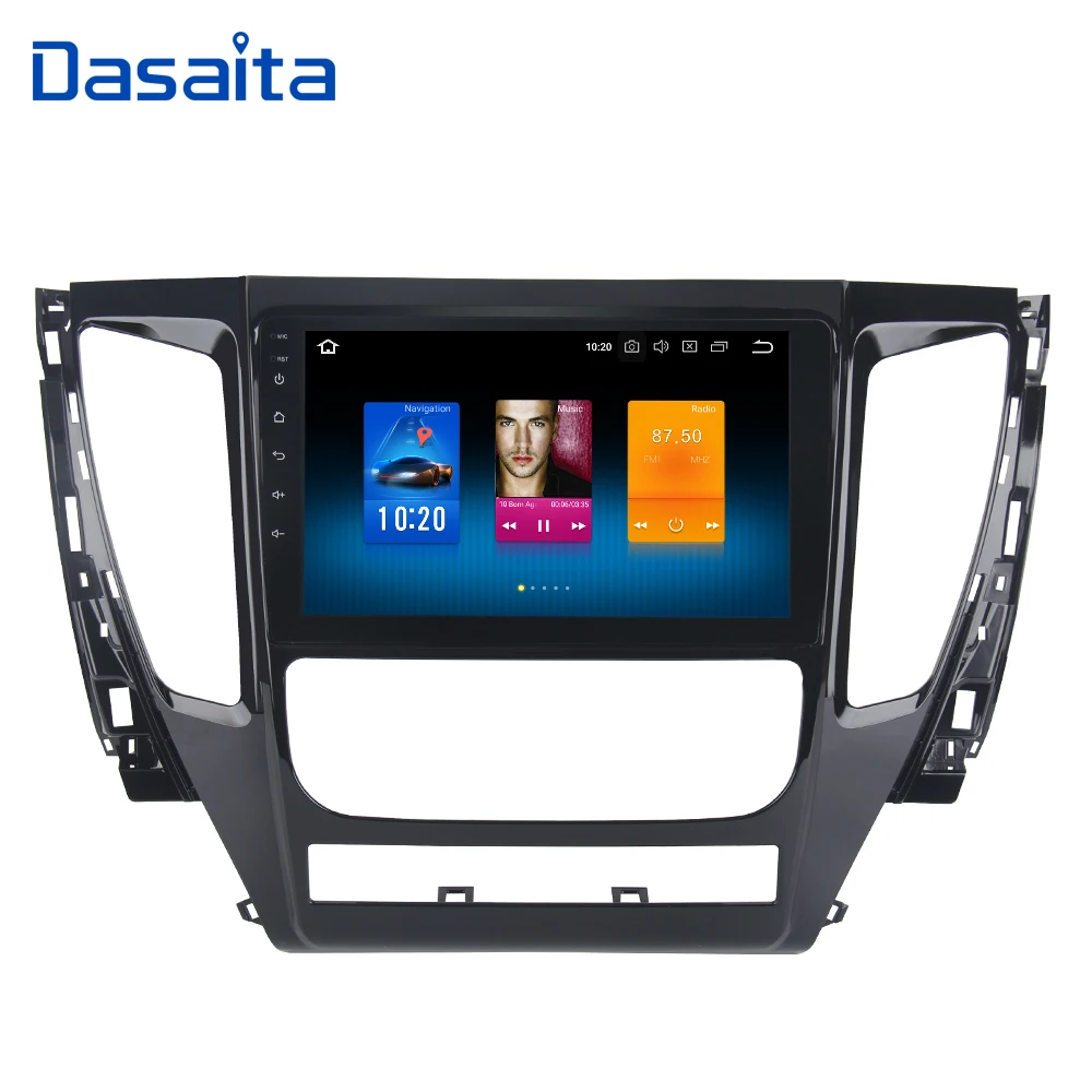 Dasaita " Android 9,0 Автомобильный gps радио плеер для Mitsubishi Pajero Sport с восьмиядерным процессором 4 Гб+ 32 ГБ авто стерео Мультимедиа