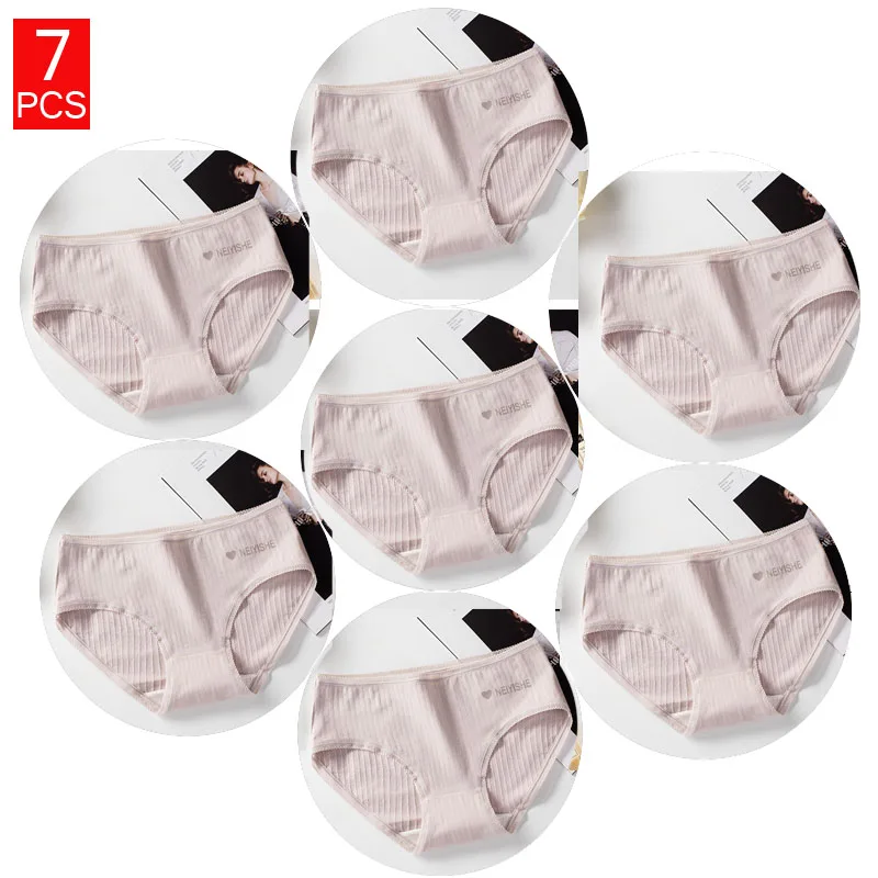 A2-LGR-7PCS 7 шт./компл. низкая кружева женские трусики из хлопка Нижнее белье для женщин; Большие размеры брюки Трусики для девочек трусики трусы с низкой посадкой бесшовные трусики для женщин - Цвет: A2-LGR-7PCS