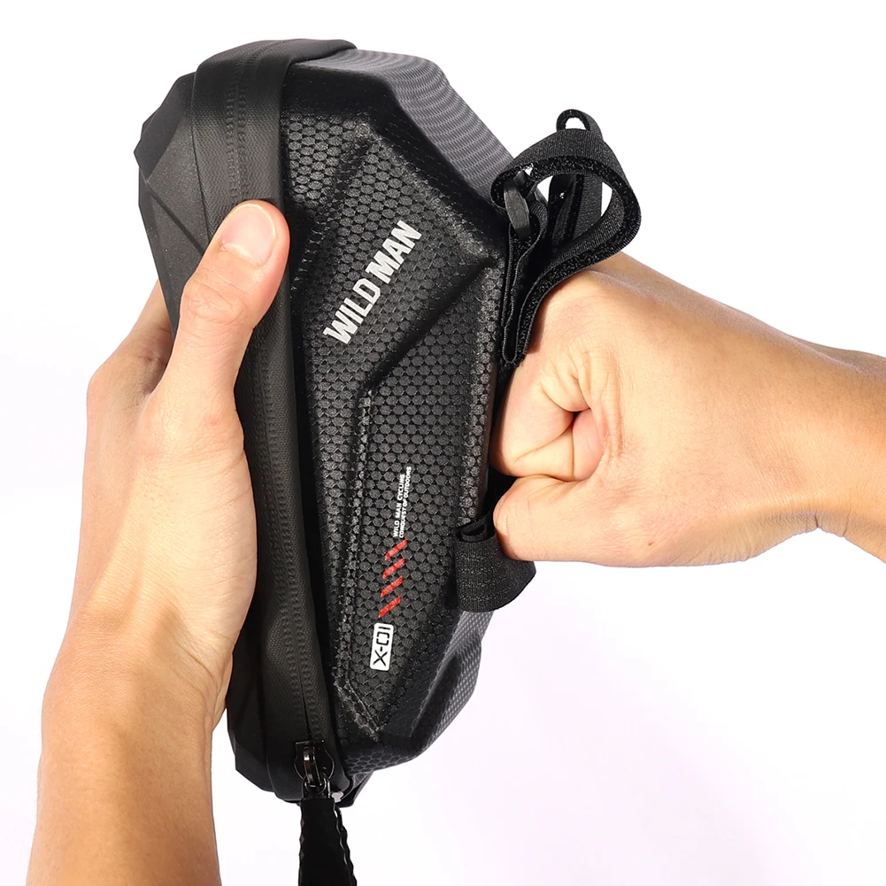 wild man bicycle touch screen waterproof bags bike handlebar top tube pouch mtb road bike bag 6 5 phone case bike accessories free global shipping