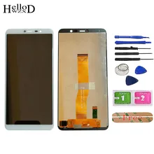 5.99 LCDs For Wiko Y80 LCD Display + Touch Screen Digitizer Assembly Repair Parts Sensor  Tools Mobile Phone Adhesive