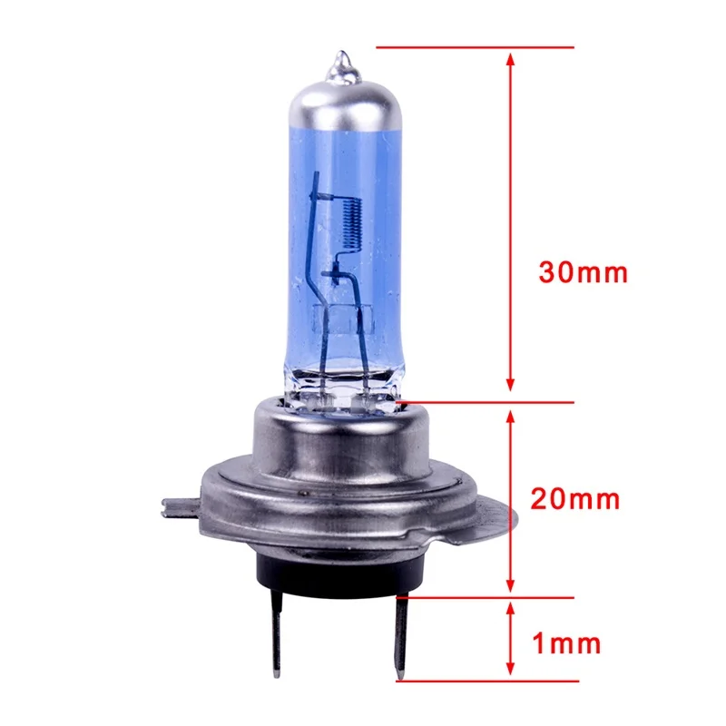 

4 Pcs H7 3500K Xenon Gas Halogen Headlight Super Bright White Fog Halogen Lamp Bulb 100W Car Head Light Lamp 12V Fog Lights