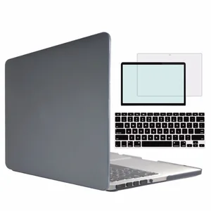 RYGOU прорезиненный матовый кристально чистый жесткий чехол для Macbook Pro 15 с CD-ROM A1286 или Mac Book Pro Retina 15,4 дюймов A1398 чехол