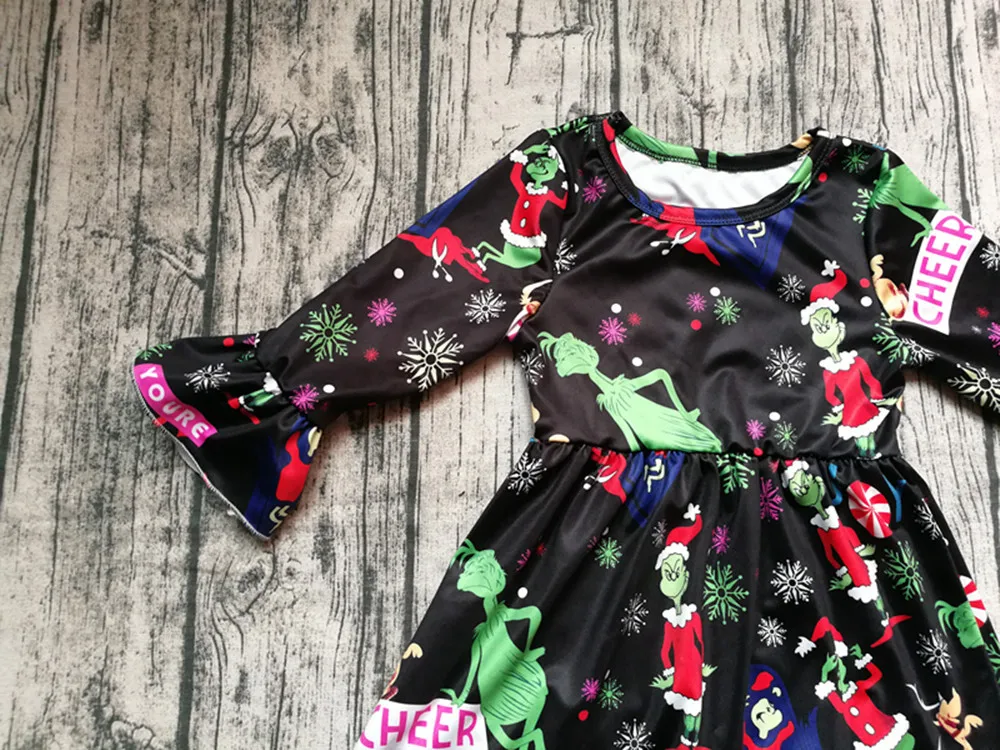 Оптовая продажа платье для малышей Рождественская одежда детей милое детское из