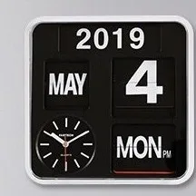 

Fartech Medium 32cm Automatic Flipping Clock Creative Fashion Mechanical Calendar Flipping Clock