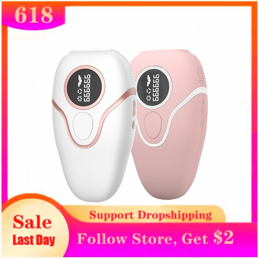 

900000 Flash IPL Laser Depilator Professional Permanent LCD Laser Hair Removal Photoepilator Women Painless Hair Remover Machine