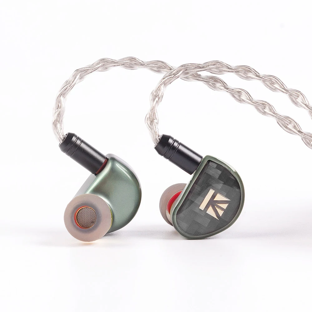Металлические наушники вкладыши KBEAR с алмазным покрытием из карбона (DLC) ЧПУ 2