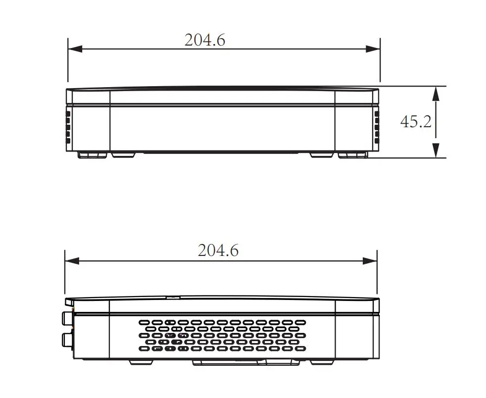 Dahua EZ-IP NVR NVR1B04 NVR1B08 4/8 канальный Смарт 1U H.265 сетевой видеорегистратор