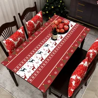 Christmas Decoration Accessories Living Room Kitchen Dining Table Tablecloth Rectangular Waterproof Coffee Table Table Mat