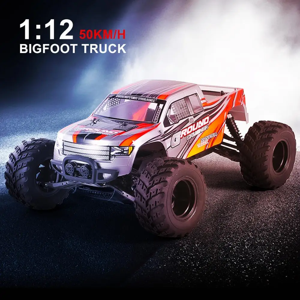 Игрушки JTY Радиоуправляемая машина масштаб 1:12 Бигфут монстр-Трак 50 км/ч