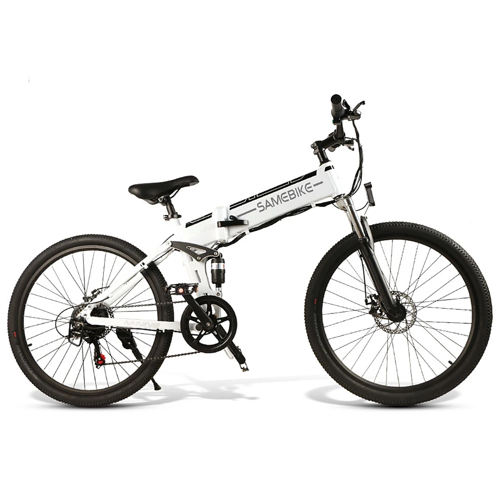 Ebike 26 Inch Folding Electric Bike Power Assist Bicycle E-Bike Spoke Rim Scooter Moped 48V 500W Motor | Спорт и развлечения