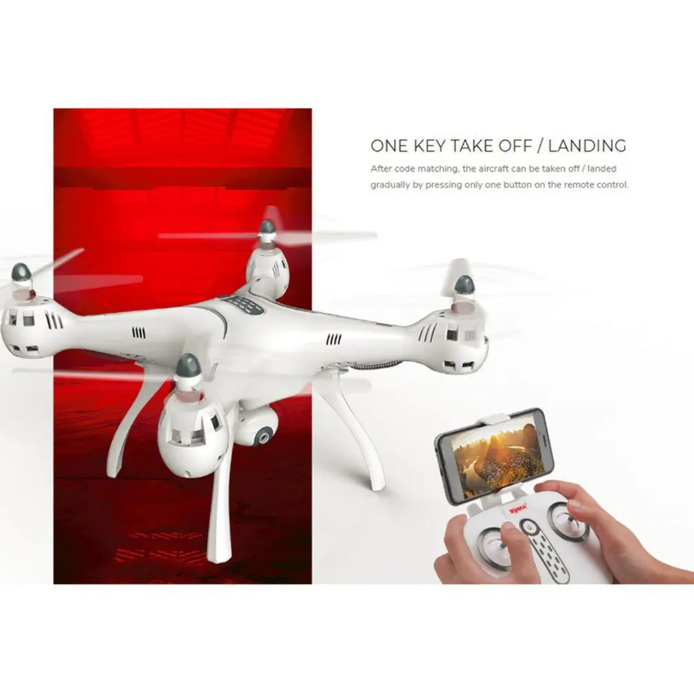 

Syma X8PRO 2.4G GPS Positioning FPV RC Drone Quadcopter With 720P HD Wifi Adjustable Camera Real Time Altitude Hold Headless