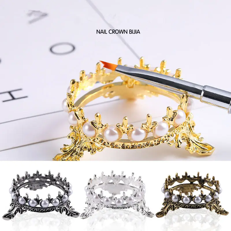 1 шт. в форме короны держатель для ручки кисточки нейл-арта набор ручка Displayer стенд
