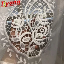 Oco peônia flores bordado tule cortinas para sala de estar branco pérolas tule janela para o quarto varanda # vt (1)