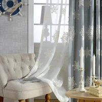 edelweiss modern simple cotton and linen three dimensional embroidery curtain for bedroom living room