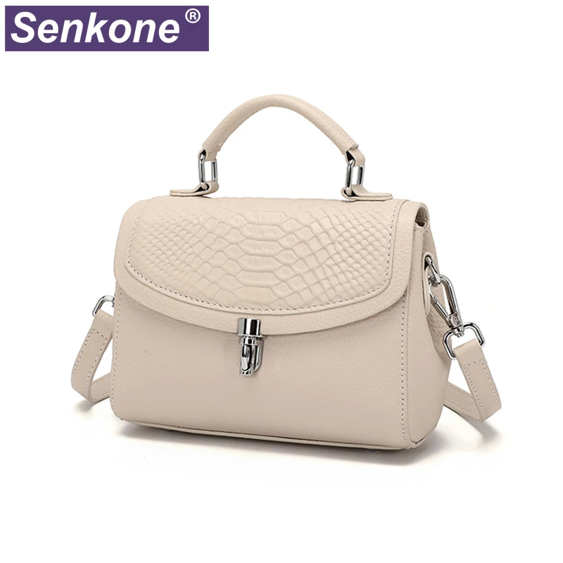 

Fashion Women Genuine Leather Handbag High Quality Ladies Shoulder Bag Luxury Designer Women Crossbody Messenger Bags for Female