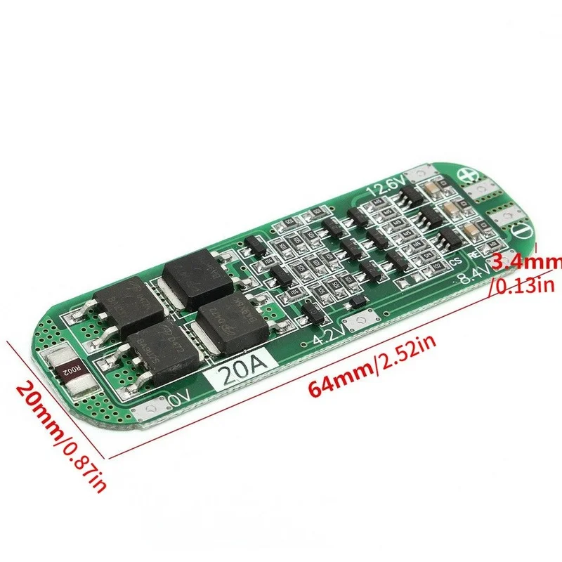 

3S 20A Professional Li-ion Lithium Battery 18650 Charger PCB BMS Protection Board For Drill Motor 12.6V Lipo Cell Module