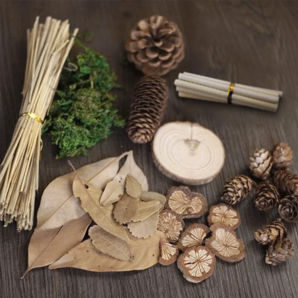 10 шт./компл. натуральные сухие растения сосновые шишки фото фон деревянные чипсы