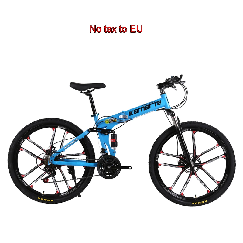 Kaufen 24 Geschwindigkeit Gefaltet Mountainbike 24/26 Zoll 3/6/10 Messer Rad Fahrrad Carbon Stahl Rahmen Disc Bremse Erwachsene Studenten Berg Fahrrad