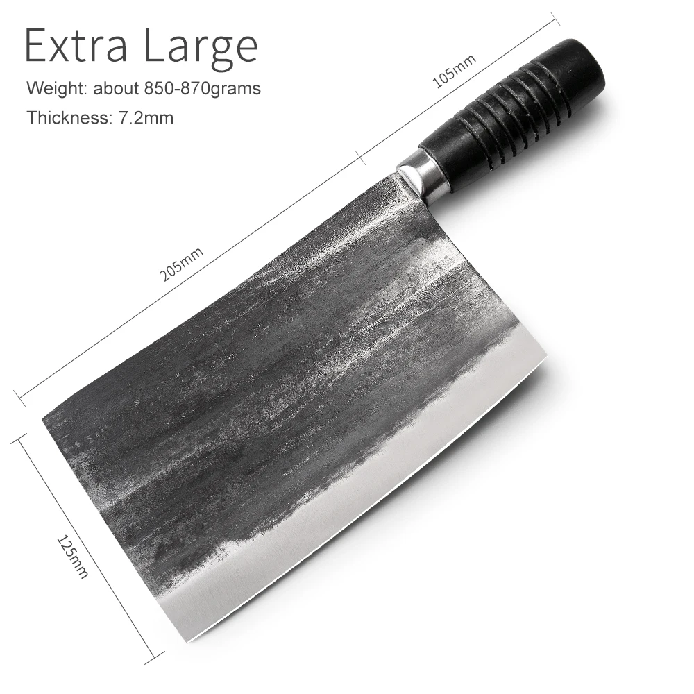 Ручной работы кованый кухонный нож для резки костей домашний шеф повара