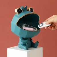 frog storage box bin resin home office jewelry key box fruit candy box frog figurine sculpture modern art statues for decoration