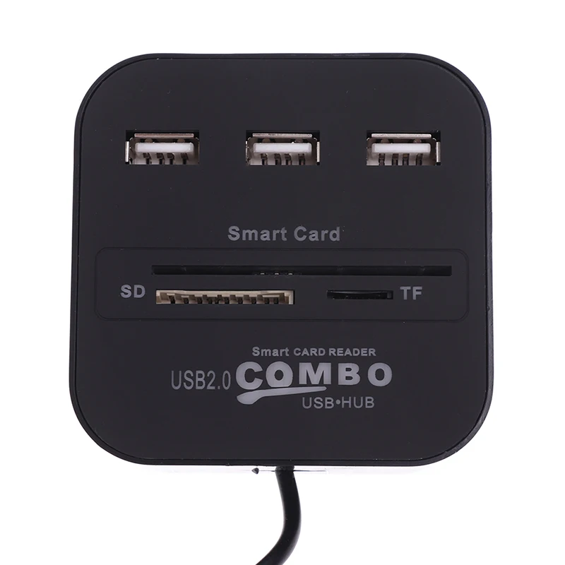 Все в 1 USB SIM считыватель смарт-карт для банковских карт IC/ID EMV SD TF CCID ISO 7816 |