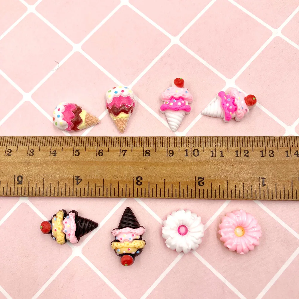 20 штук принт мульташной Минни моделирование индивидуальные красочные мороженое