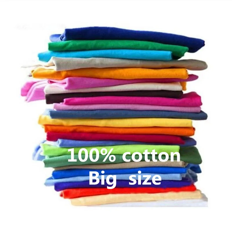 

2021 Brand New Cotton Women T-shirt Short-sleeve T shirt Big size Pure Color Casual t shirt high quality Comfortable For Tops