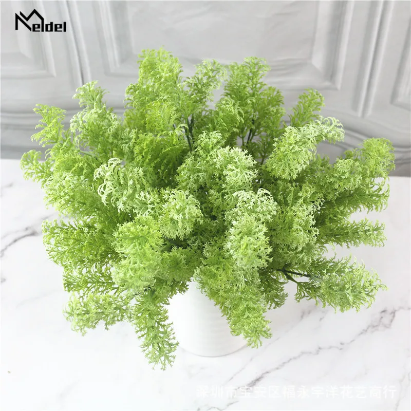Искусственная сосна пластиковая трава украшение для балкона Искусственные