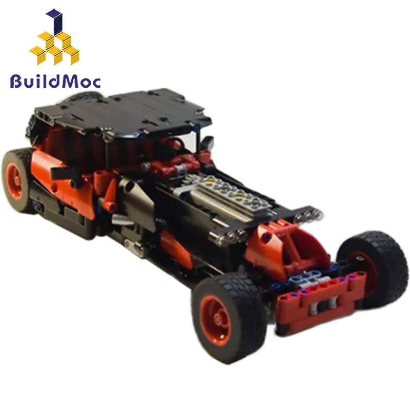 BuildMoc классические строительные блоки для автомобилей техника механические