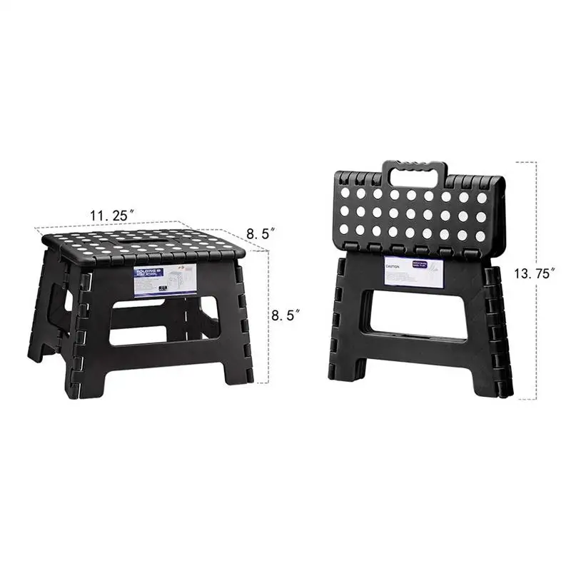 

Folding Step Stool Lightweight Quality Material Non-Slip Folding Stools for Kitchen Bathroom Bedroom Kids or Adults