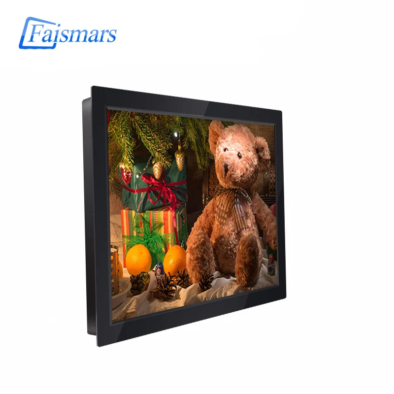 12 1 дюймов TFT промышленного мини настольный компьютер монитор VGA HDMI DVI Интерфейс