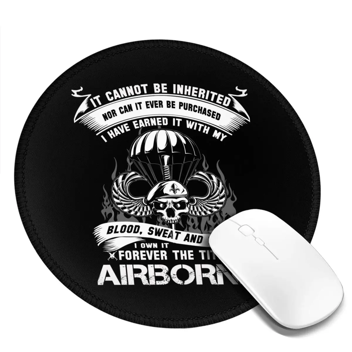 

Paratrooper Mouse Pad airborne infantry mom airborne jump wings airborne Table Rubber Mousepad Original Best Photo Mouse Mat