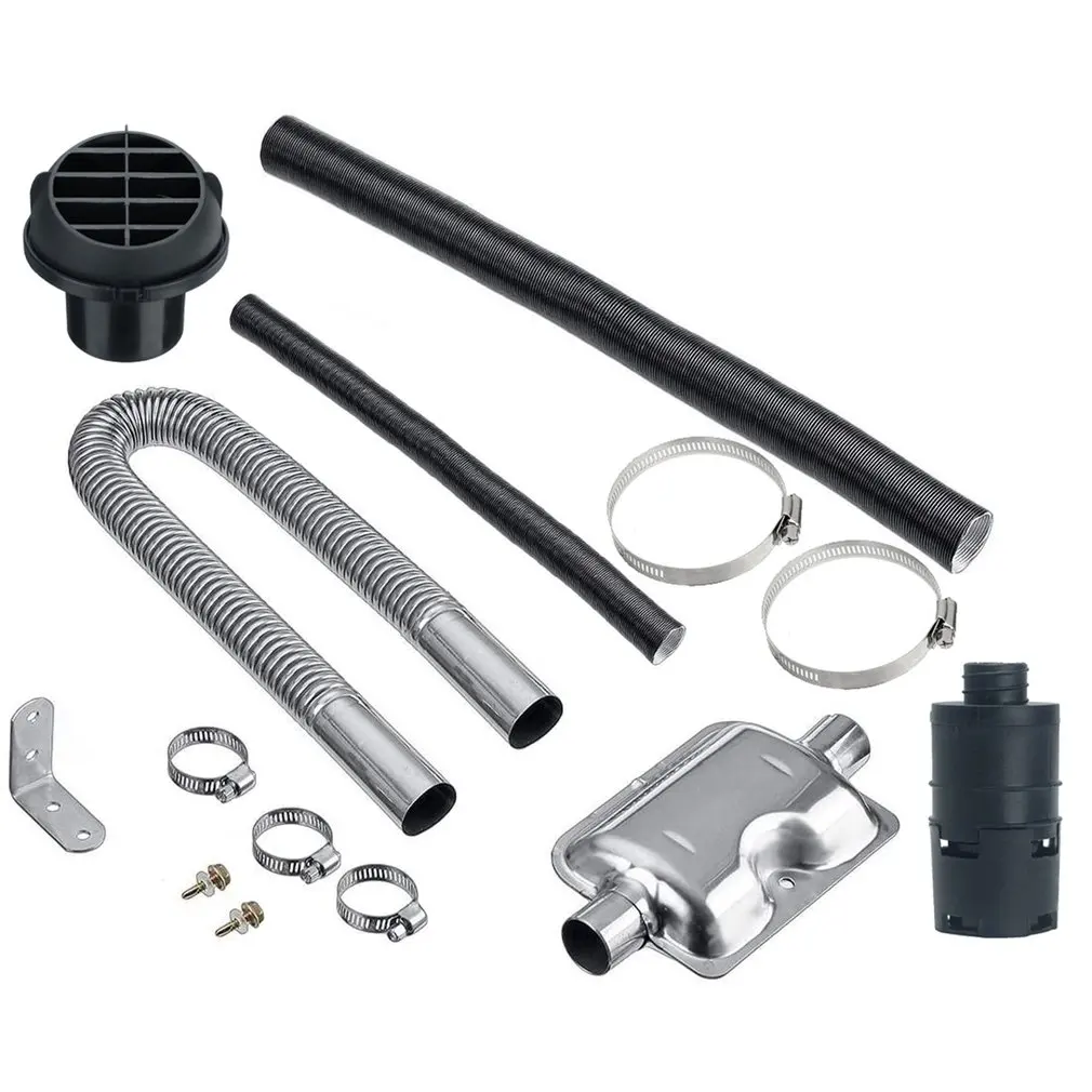 

60cm/120cm Stainless Steel Exhaust Hose 25mm Diameter Exhaust Crude Oil Parking Heater With Cuffer And Clip High Qaulity