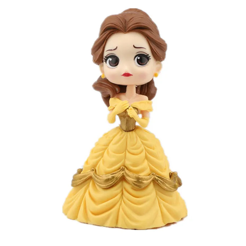 Disney 9 см Красота и с рисунком из мультфильма Красавица Чудовище Belle фигурку модель