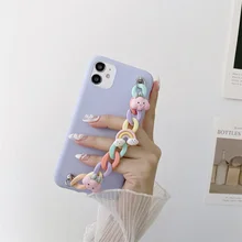 Bracelet wrist strap Case For Samsung Galaxy S6 S7 Edge S8 S9 S10 S10e S21 S20 FE Note 8 9 10 Plus Lite 20 Ultra Clouds Cover
