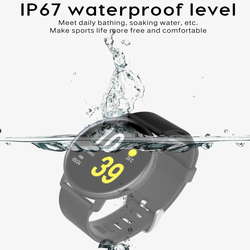 Wearpai H5 цветной экран фитнес-трекер Смарт-часы Bluetooth монитор сердечного ритма водонепроницаемые спортивные фитнес-часы для мужчин и женщин